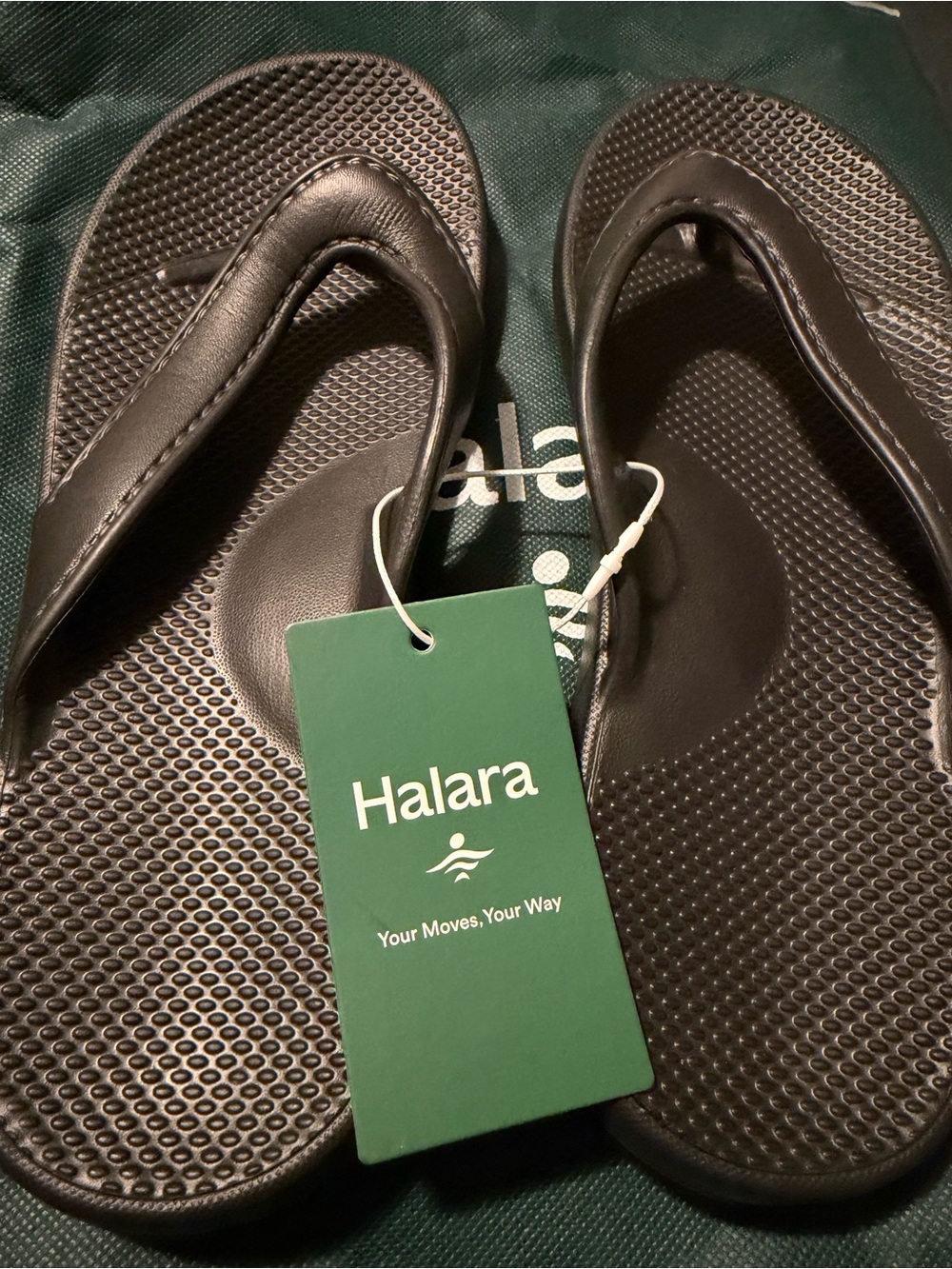 Black Flip Flops